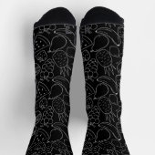 Chaussette Fruit motif transparent | motif de surface de frui (Haut)