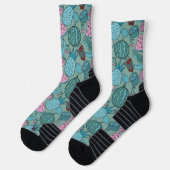 Chaussette Fruit motif transparent | motif de surface de frui (Gauche)