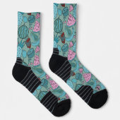 Chaussette Fruit motif transparent | motif de surface de frui (Droite)