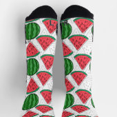 Chaussette Fruit motif transparent | motif de surface de frui (Haut)