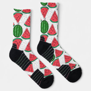 Chaussette Fruit motif transparent   motif de surface de frui