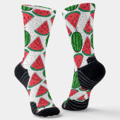 Chaussette Fruit motif transparent | motif de surface de frui (Angulaire)