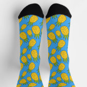 Chaussette Fruit motif transparent | motif de surface de frui (Haut)