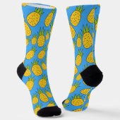 Chaussette Fruit motif transparent | motif de surface de frui (Angulaire)