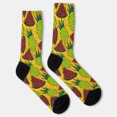 Chaussette Fruit motif transparent | motif de surface de frui (Droite)