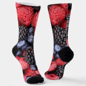 Chaussette Fruits de fruits de baies juteux et mûrs Medley (Angulaire)