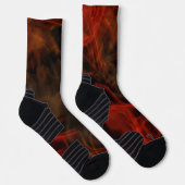 Chaussette Fumée et flammes (Droite)