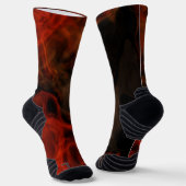 Chaussette Fumée et flammes (Angulaire)