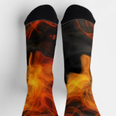 Chaussette Fumée et flammes (Haut)