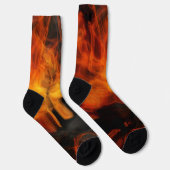 Chaussette Fumée et flammes (Droite)