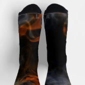 Chaussette Fumée et flammes (Haut)