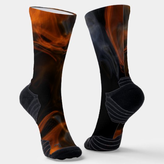 Chaussette Fumée et flammes (Angulaire)