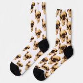 Chaussette Fun Cartoon Shih Tzu Dog Socks (Gauche)