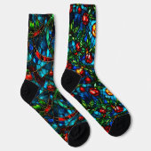 Chaussette Fun Festive Vitré Odd Chaussettes (Droite)