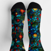 Chaussette Fun Festive Vitré Odd Chaussettes (Haut)