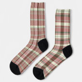 Chaussette Fun Mismatch Odd Noël Plaid (Gauche)