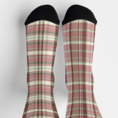 Chaussette Fun Mismatch Odd Noël Plaid (Haut)