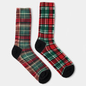 Chaussette Fun Mismatch Odd Noël Plaid (Droite)