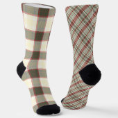 Chaussette Fun Mismatch Odd Noël Plaid (Angulaire)