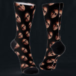 Chaussette Fun Personalized Face Photo<br><div class="desc">A Fun Face Photo Collage Template Make Your Own Fun pair of socks - featuring your own cut out face design, perfect for gift ideas for yourself or others - socks from Ricaso - available in different colors in store, step out in personalized style.. NOTE: Image must be cut out...</div>