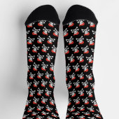 Chaussette Fun Skull and Crossbones Pattern Pirate (Haut)