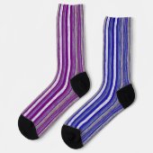 Chaussette Fun Stripes Odd Chaussettes Non Correspondantes (Gauche)