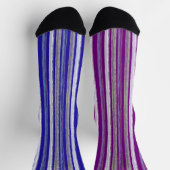 Chaussette Fun Stripes Odd Chaussettes Non Correspondantes (Haut)