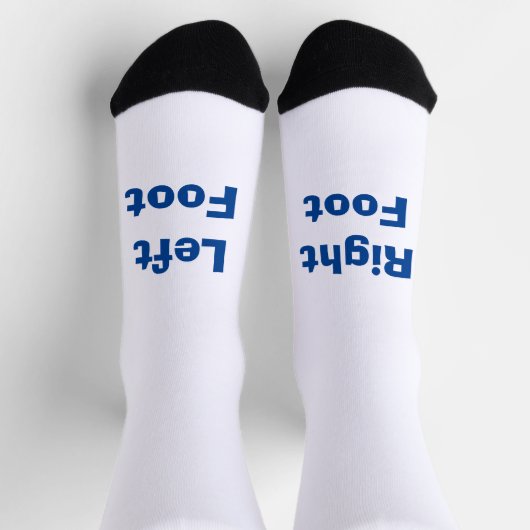 Chaussette FUNNY ! Chaussettes - Pied droit gauche - Bleu (Haut)