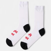 Chaussette FUNNY ! Chaussettes - Pied droit gauche - Rouge (Gauche)