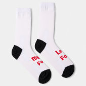 Chaussette FUNNY ! Chaussettes - Pied droit gauche - Rouge (Droite)