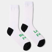 Chaussette FUNNY ! Chaussettes - Pied droit gauche - Vert (Droite)