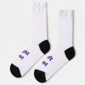 Chaussette FUNNY ! Chaussettes - Pied droit gauche - Violet (Gauche)