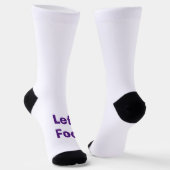 Chaussette FUNNY ! Chaussettes - Pied droit gauche - Violet (Angulaire)