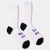 Chaussette FUNNY ! Chaussettes - Pied droit gauche - Violet (Droite)