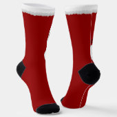 Chaussette Funny Christmas Socks African Santa Socks Custom (Angulaire)