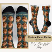 Funny Custom Face Motif photo pour lui