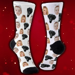 Chaussette Funny Custom Face Photo Famille Face 3 Photos<br><div class="desc">Funny Custom Face Photo Famille Face 3 Photos Chaussettes, Remplacez le visage par votre photo préférée (assurez-vous de recadrer autant que possible sur le visage et utilisez une application pour enlever l'arrière - plan) et personnalisez ces Chaussettes drôles avec votre enfant, mari, animal de compagnie ou petit ami dessus! Aussi...</div>