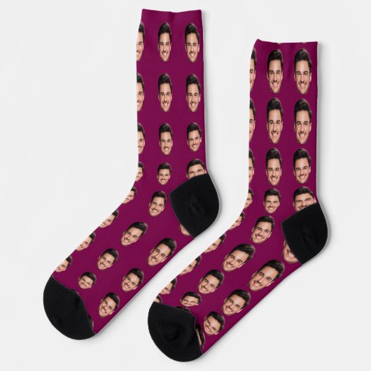 Chaussette Funny Custom Face Socks (Gauche)