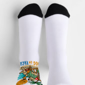 Chaussette Funny Dog on Vacation T-Shirt | Cute Summer (Haut)
