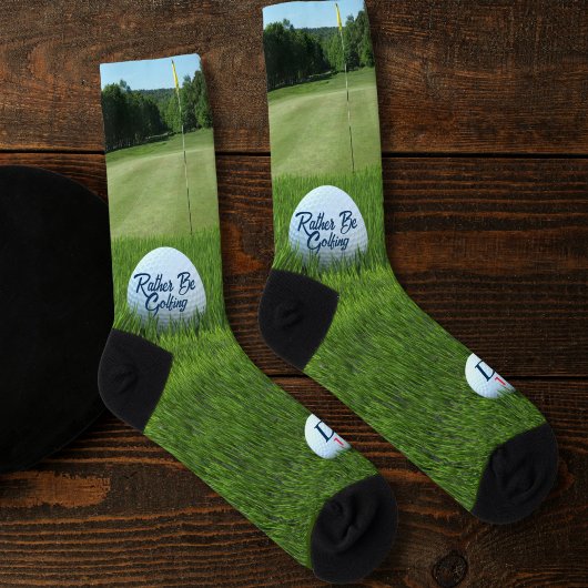 Chaussette Funny Golf Ball Plutôt Être Chaussettes De Golf