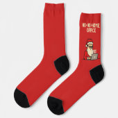 Chaussette Funny Ho-Ho-Home Office Christmas Socks (Gauche)