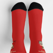 Chaussette Funny Ho-Ho-Home Office Christmas Socks (Haut)