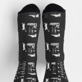 Chaussette Funny Mafia Cat Parody Graphic Tee (Haut)