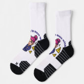 Chaussette Funny, Not to Mess With Women's Socks (Gauche)