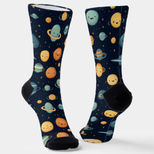 Chaussette Funny Space Motif