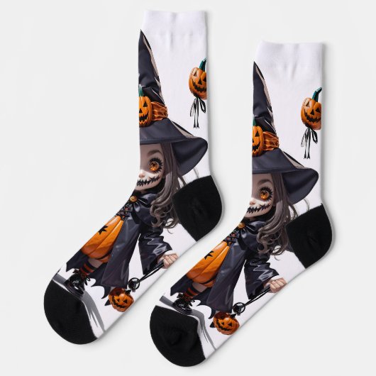 Chaussette Funny whitch (Gauche)