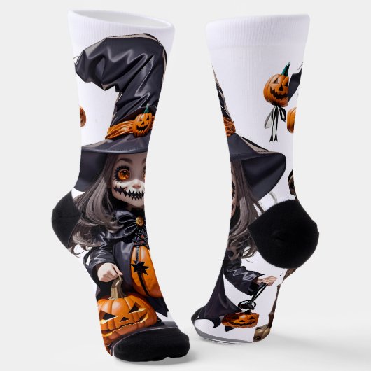 Chaussette Funny whitch (Angulaire)