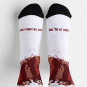 Chaussette Fureur de Panda Rouge (Haut)