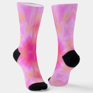 Chaussette Fusée rose