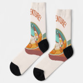 Chaussette fusée spatiale (Gauche)